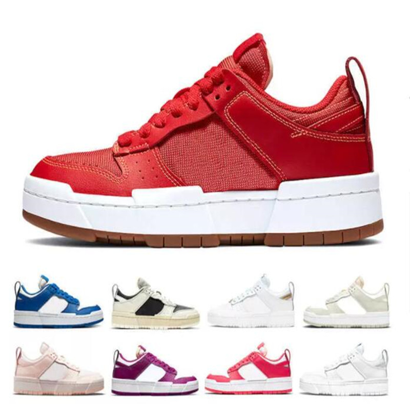 

Low Disrupt Men Women Running Shoes Black Gum Cactus Flower Copa Game Royal Ghost Metallic Gold Pale Ivory Photon Dust Fashion Trainers Sports Sneakers, 01