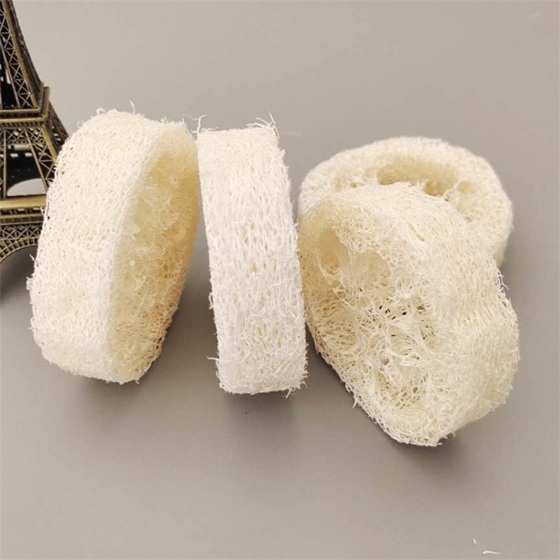 

2cm Thick Natural Sponge Loofah Cuts Slices for Soap Making or Dish Holder 1415 T2
