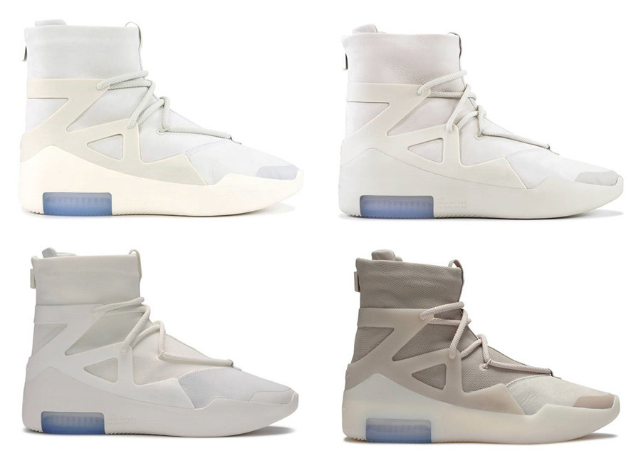 

2021 Authentic FOG Fear Of God Shoes 1 Boots Sail Light Bone Grey Triple Black Frosted Spruce Orange Pulse Atmosphere Yellow Men Outdoor Spo