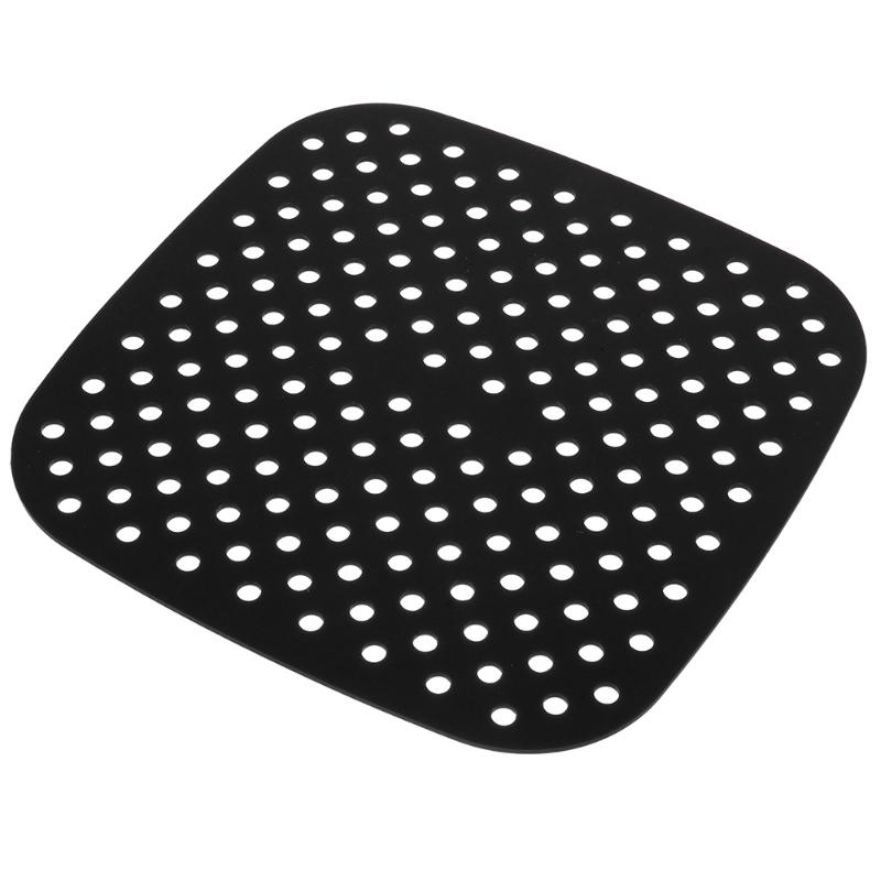 

Outdoor Pads 1pc Air Fryer Mat Non-Stick Silicone Reusable Food Steamer Liner