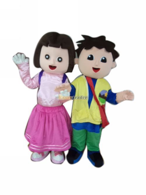 

Mascot Costumes Both Boy And Girl Mascot Costume Suit Party Game Dress Outfit Halloween Adult Mascot Costume, Default color