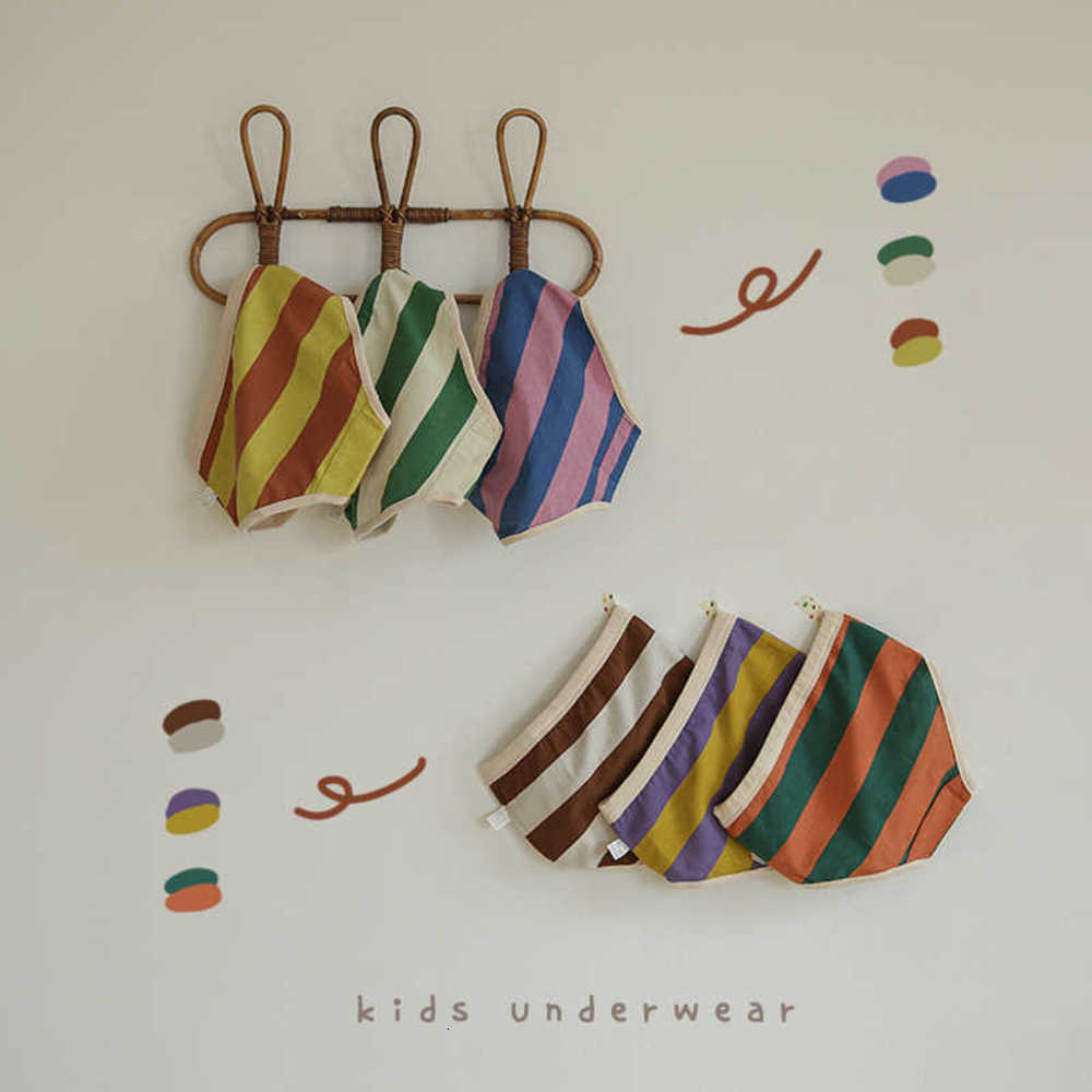 

N005 children's underwear only one wide strip color matching triangle men's and women's treasure cotton shorts, Camo