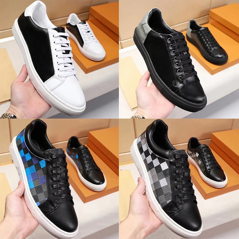 

Luxury Brand Sneakers Shoes Designer Sneaker Floral Brocade Genuine Leather Men Women Shoe dqshoe01 65, Box