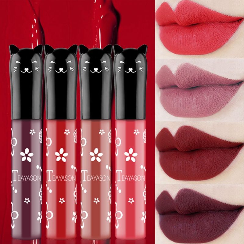

Velvet Matte Liquid Lipstick Waterproof Lip Gloss Long Lasting Red Nude Lipsticks Women Lips Tint Beauty Cosmetic Makeup 1023, 07