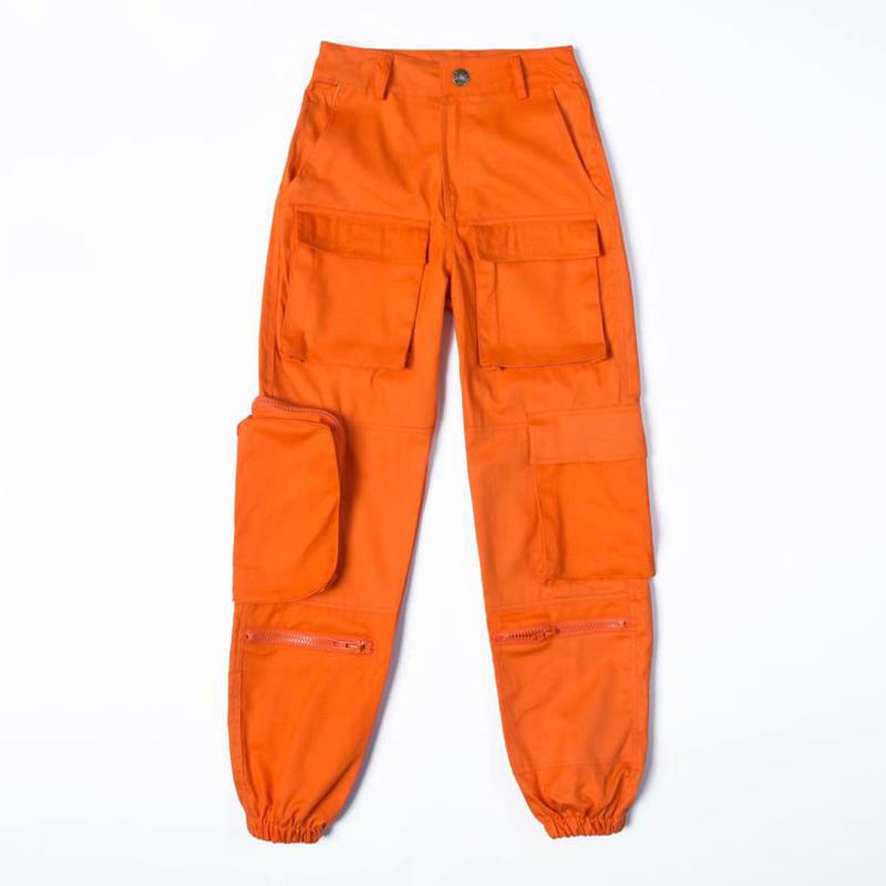 Cheap Bulk Orange Cargo Pants Women UK 