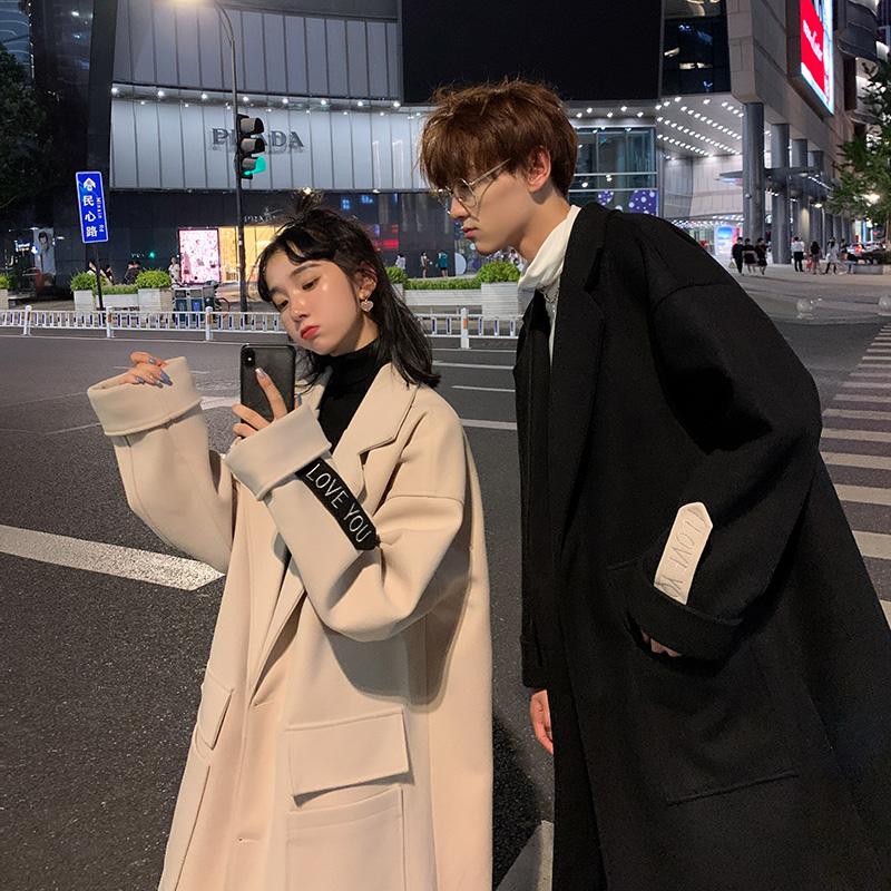 

Long High Quality Trench Coat Windbreaker Overcoat Casual Men Fashion Chamarras Para Hombre Jacket For AB50FY Men' Coats, Black