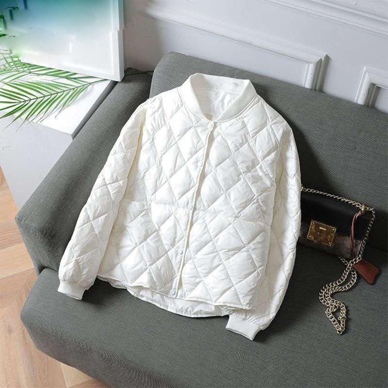 

Women' Jackets Winter Autumn Duck Down Warm Women Oversize Ultra Light Coat Long Sleeve Soft Short Casual Bomber Fashion Parkas, Bu