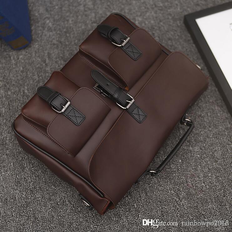

Factory wholesale men bag retro crazy horse leather high-capacity portable mens business package leisure leathers backpack, Coffee