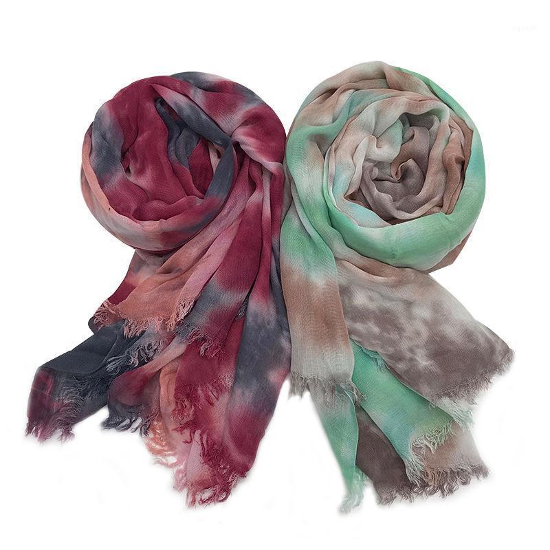 

Scarves 10pcs/lot Big Size Ink Printing Fireworks Flower Hijab Scarf Soft Pashmian Graffiti Fashion Women Shawls, Blue;gray