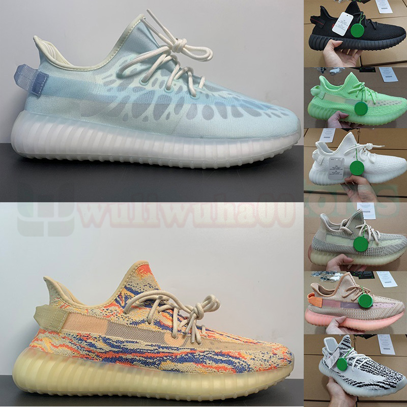 

yeezys boost 350 v2 running shoes kanye west newest mono pack ice clay cinder ash blue pearl stone yeezys sneakers size 36-48 top quality yessy yezzy trainers, Mono ice