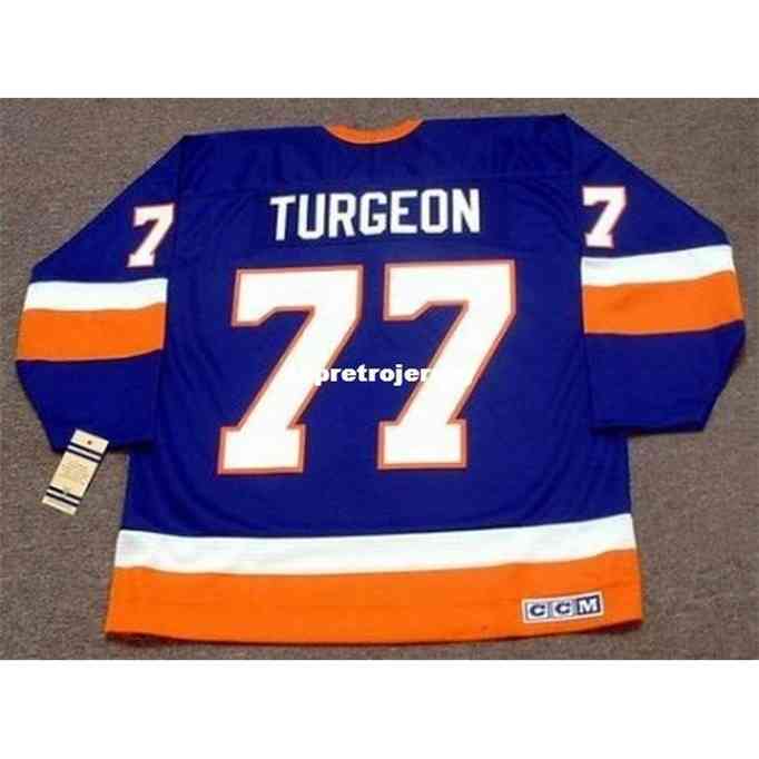 

Wholesale Mens Pierre Turgeon 1993 Ccm Vintage Cheap Retro Hockey Jersey, Blue