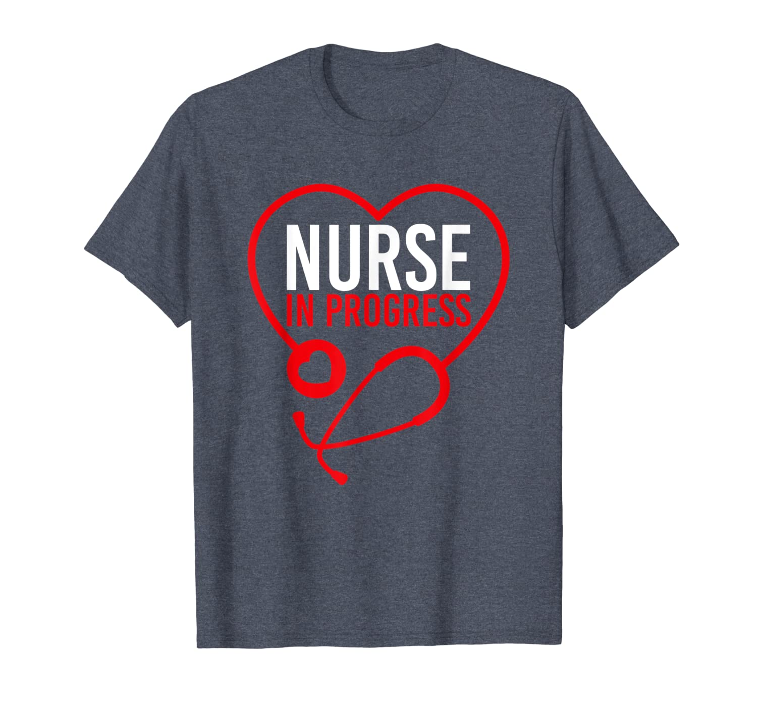 

nurse in progress t-shirt, White;black