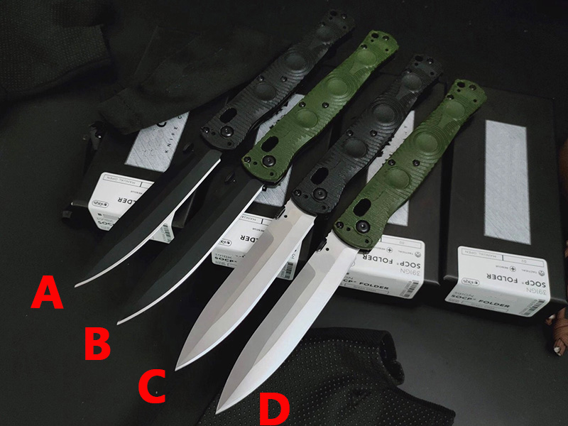

Bench BM 391 SOCP tactical folding knife axis EDC pocket knife BM 3300 3400 bm940 bm485 self defense hunting survival knife ut85 ut121 C07