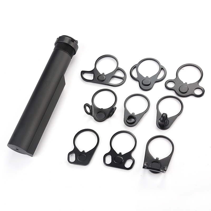 

AR Buffer Tube AR15 M16 Hunting Accessory Aluminum alloy Buffer Tube + Ar15 Tube End back Plate hoop Ring
