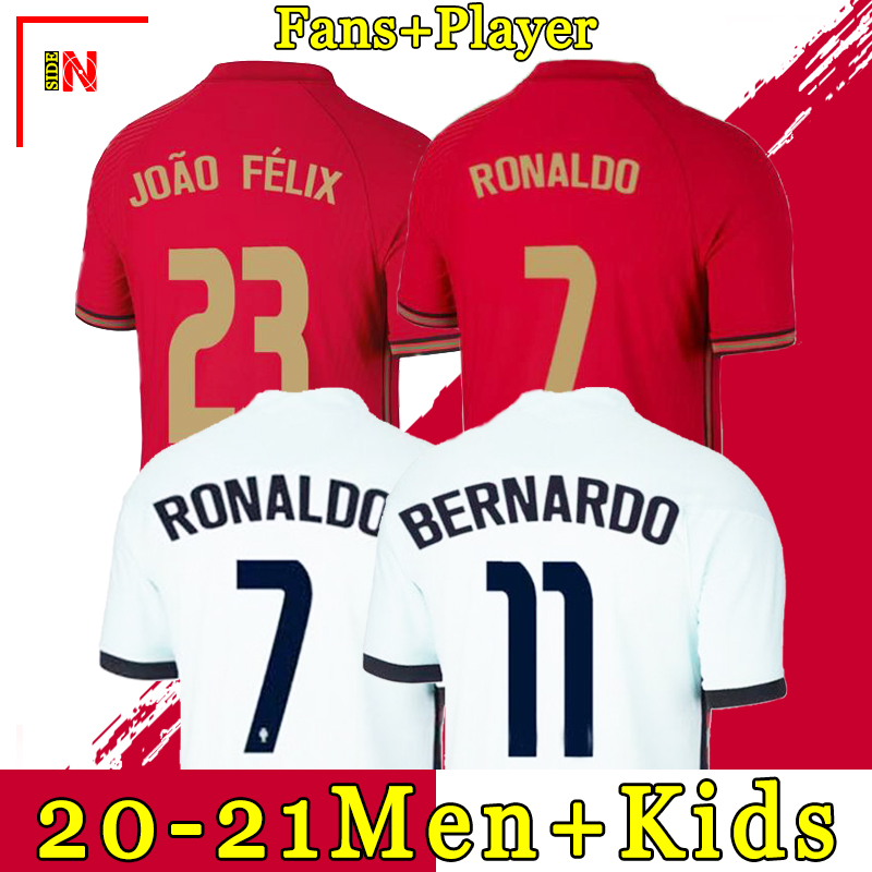 

21 22 national team RONALDO Player version jerseys Bernardo home away JOAO FELIX fans soccer jersey QUARESMA 2021 2022 DANILO fooball shirt, 20-21 3rd men