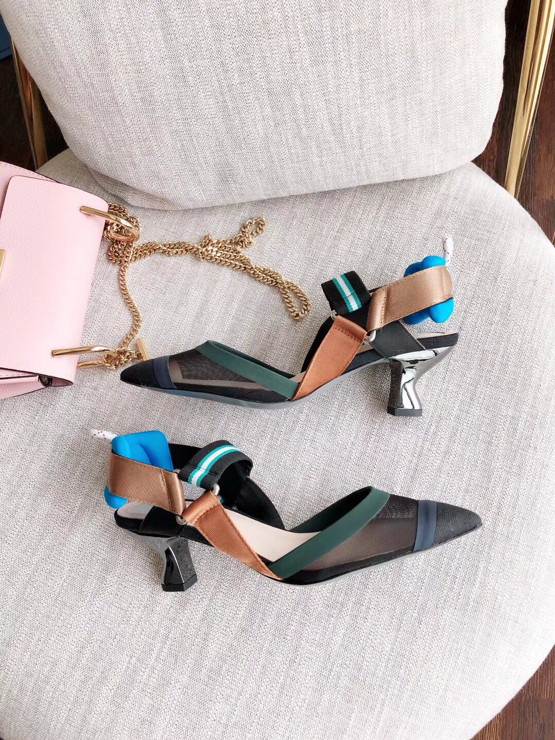 

2021 Good Quality Fashion Women Luxurys Designers Shoes Designer Sandals Womens Luxury High Heels Sandal Dress Shoess With Box Size 35-41 -N307, Split