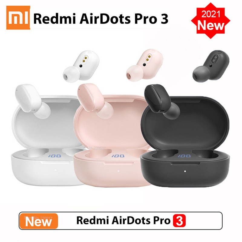 

Original for Redmi AirDots pro Wireless Earphones Bluetooth GPS Apt-X Adaptive Bass with Mic Handsfree Stereo TWS Earbuds
