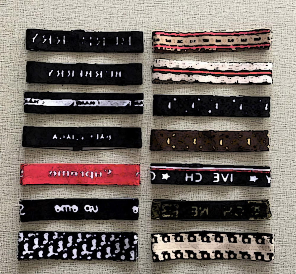 

More than 18Style Luxury Brand Designer Headbands Women Men Red Black White Stripe Letter Print Elastic Headband Fashion Sport Turban