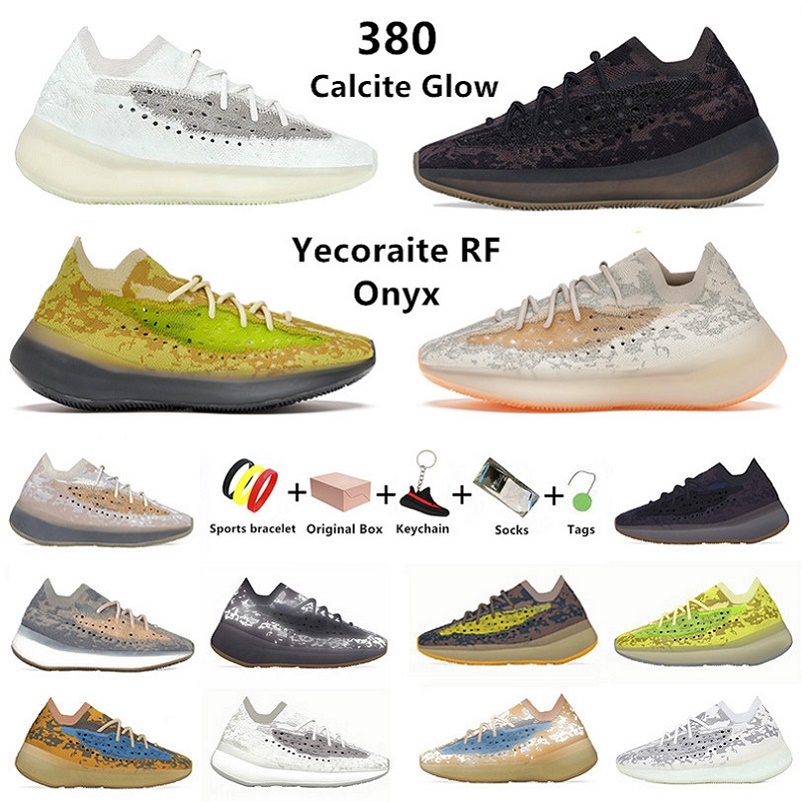 

With box Yecoraite RF 380 Onyx kanye mens running shoes fashion Hylte Calcite Glow pepper Blue Oat Lmnte Mist Alien west 380s black men women trainers sports sneakers, Color#47