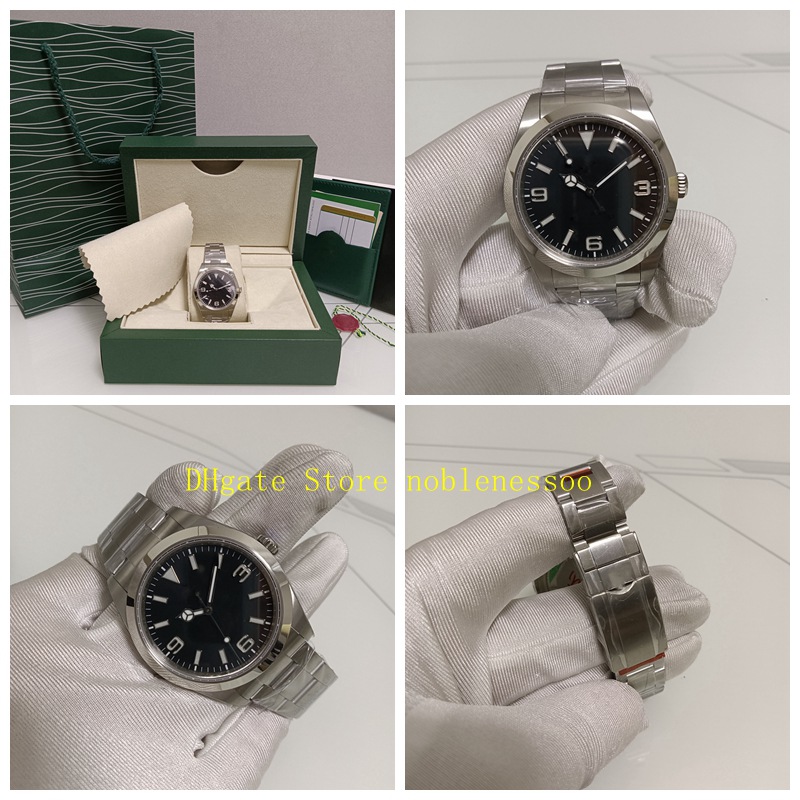 

Real Photo With Original Box BP Factory Watch Men's Black Dial 214270 Stainless Steel 39mm Oyster Bracelet Date Asia 2813 Movement Automatic Mechanical Mens Watches, 01