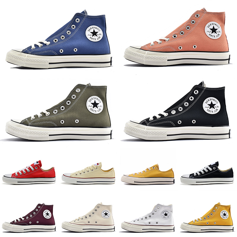 

2021 Mens Women Canvas Casual Shoes Converses High Top Low Hi Reconstructed Slam Jam Parchment Athletic Sneakers Size 36-44