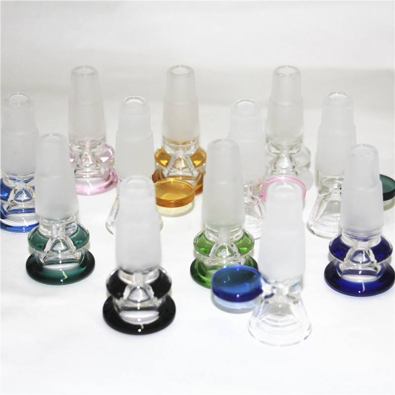 

Hookahs Glass Slides Bowl Pieces Bongs Bowls Funnel Rig Accessories Ceramic Nail 10mm 14mm 18mm Male Heady Smoking Water pipes dab rigs Bong Slide