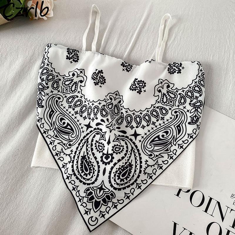 

Women's Tanks & Camis Camisole Women Sweet Sexy Summer Korean Style Tops Aesthetic Backless Crop Kpop Street BF Holiday Beach Feminino Teens, White