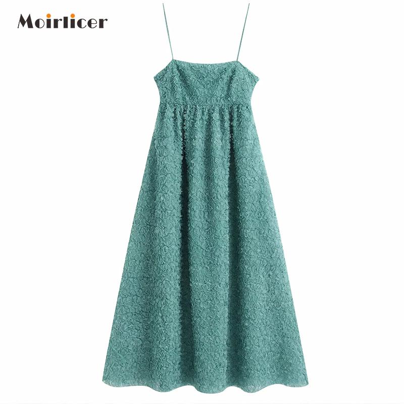 

Casual Dresses 2021 Fashion Women 3D Tassel Floral Solid Dress Backless Sleeveless Ladies Elegant Party Vestidos, As picture