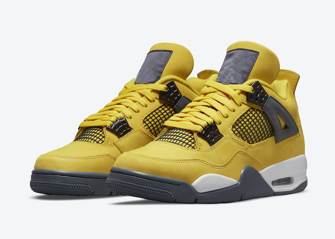 

2021 Jardon 4 Lightnings for sales Tour Yellow White Dark Blue Grey Wholesale prices outlet store CT8527-700