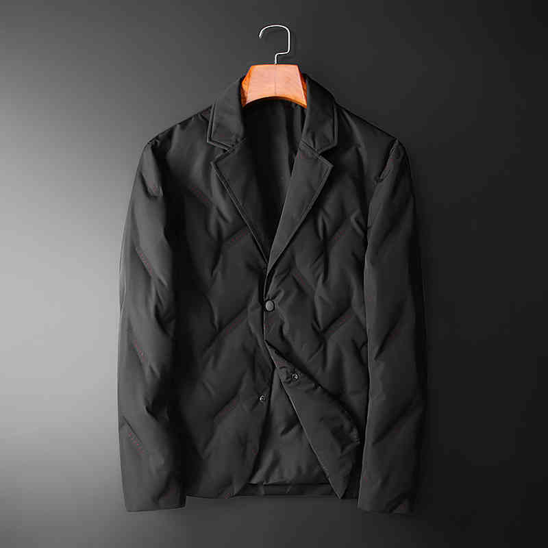 

Men's Wool & Blends men's white duck down jacket winter suit AYUX, Gray