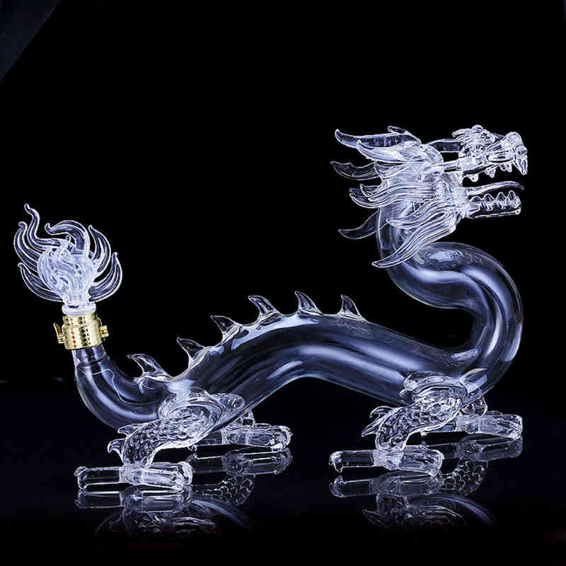 

Dragon shaped fashion home bar coo design whiskey decanter for Liquor Scotch Bourbon 1201-03