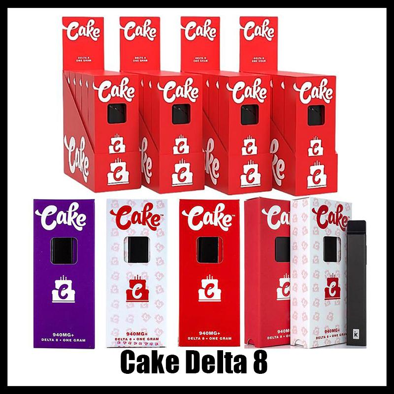 

Cake Delta 8 Disposable E cigarettes Device full gram (1ml) Capacity Empty pod Rechargable Vape Pen 280mAh Battery For thick oil VS PUFF PLUS XXL AIR BAR BANG 2IN1
