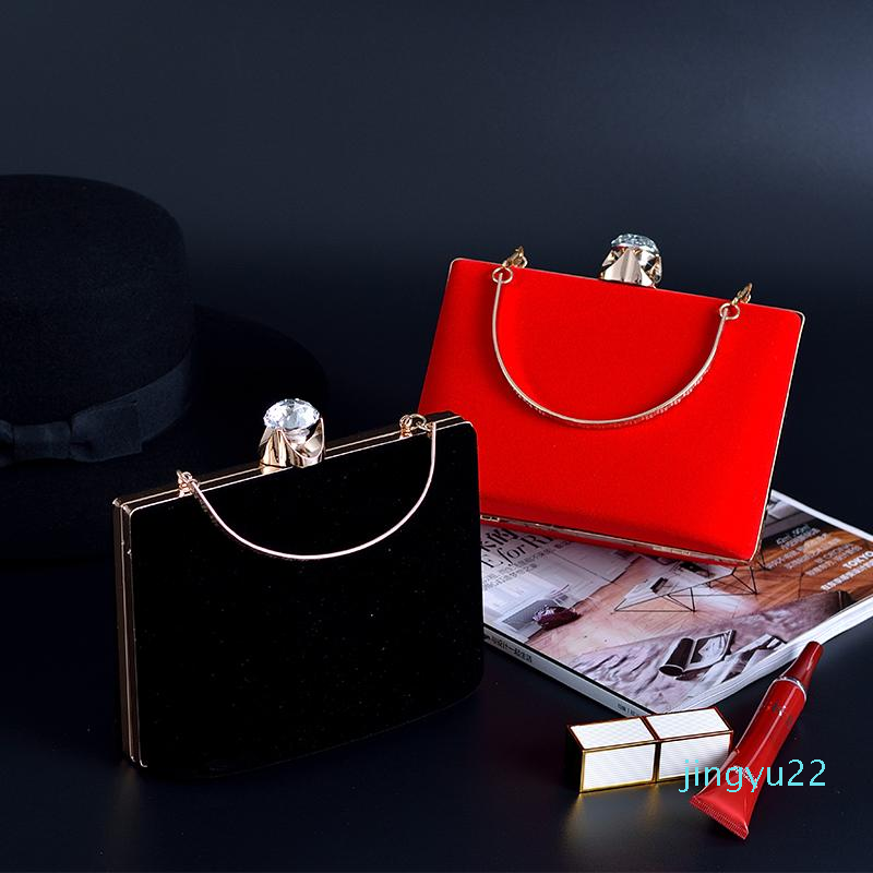 

Designer-Evening Bags Kingluck The Women Clutch Embroidering Wedding Bridal Handbag Pearl Beaded Lace Rose Fashion Rhinestone, Black