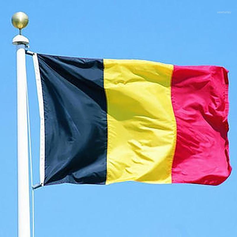 

Party Decoration Belgian Flag High-quality Double-sided Printing Polyester String Flags Fan Home Decor