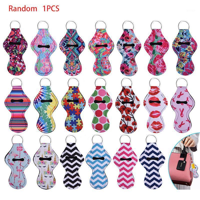 

Storage Bottles & Jars 1PCS Mini Hand Sanitizer Holder Travel Portable 30ml Lipstick Perfume Bottle Container Cover With Keychain