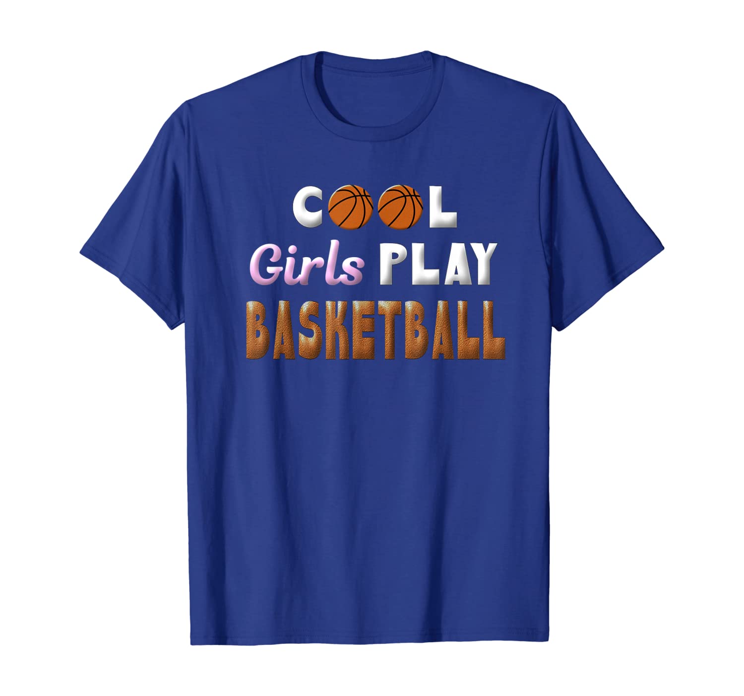 

Cool Girls Play Basketball Lover Team Mom Player Shirt Gifts, White;black