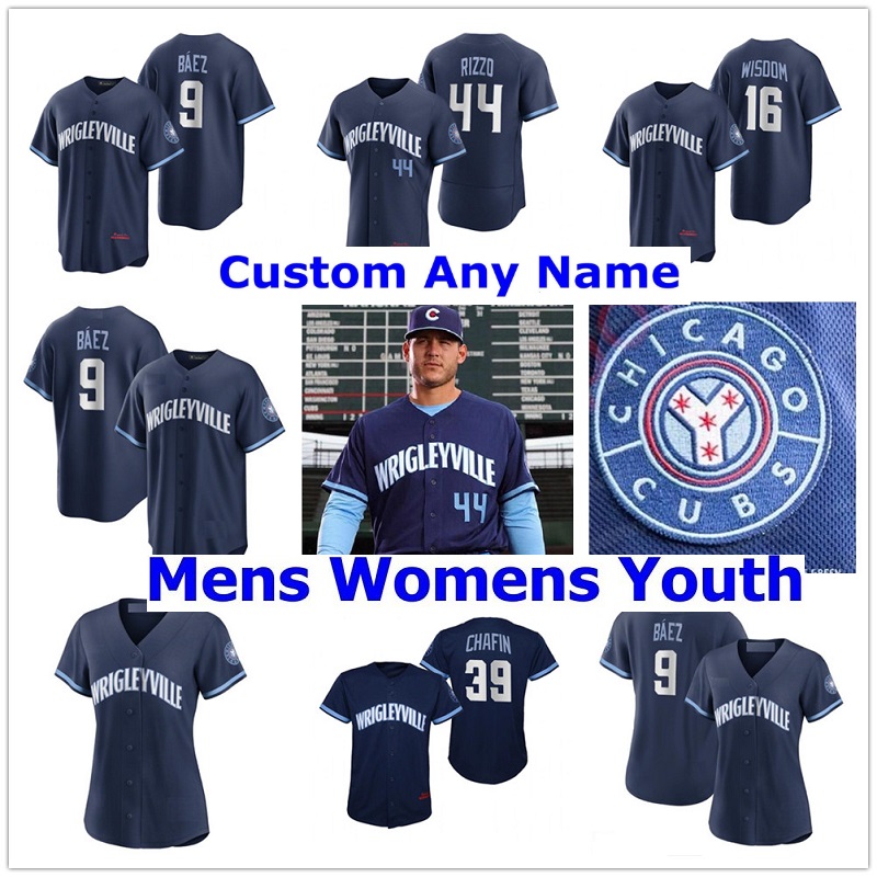 

Men Women kids youth Cubs Wrigleyville Chicago Javier Baez Jerseys 2021 City Connect Jersey Anthony Rizzo Kris Bryant Joc Pederson Willson Contreras, Blue;black