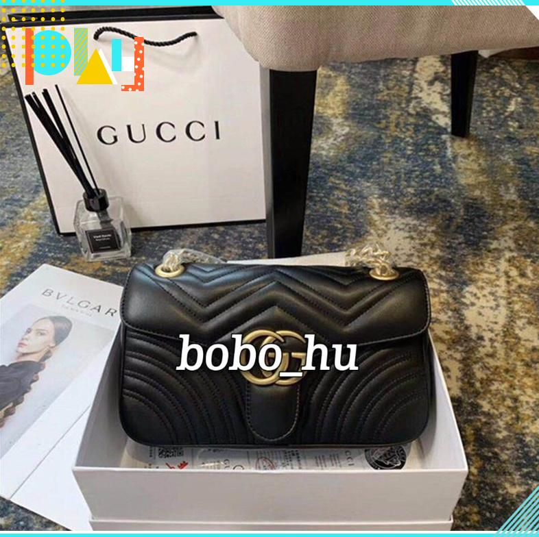 

LV Louis 1 Vitton Designer handbag square fat chain lady large capacity shoulder bag high quality messenger bag gg, Red;black