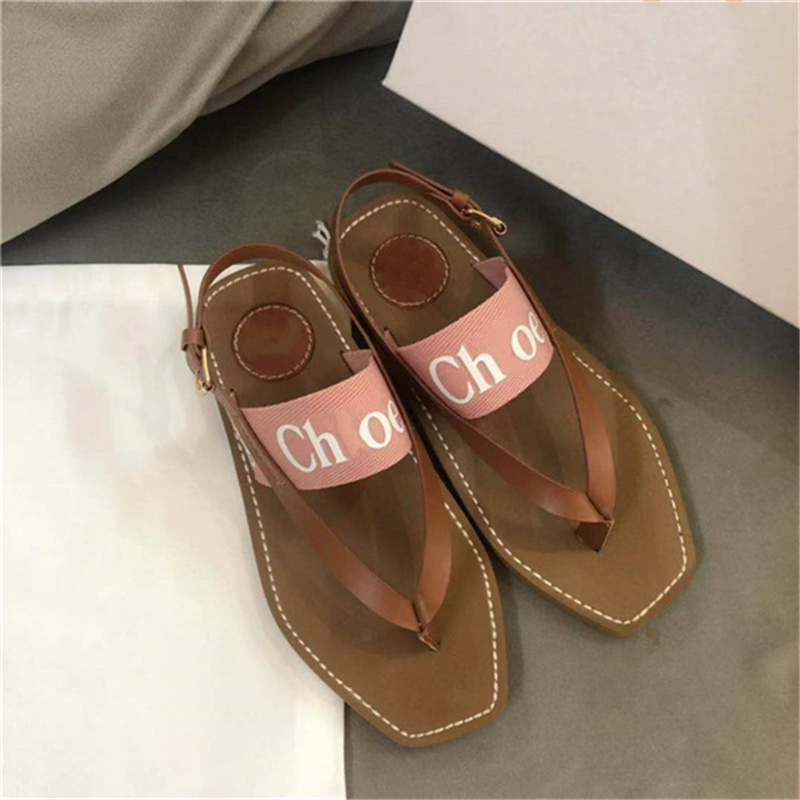

Fashion Designer Women Beach Sandals Embroidery Platform Shoes Flip Flops Loafers Summer Flats Shoes Ladies Sandals Slipper Size us4-us9, Pink