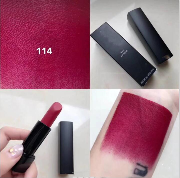 

Top Quality Metal tube Brand lipstick Rouge Allure Velvet 4 color, Red