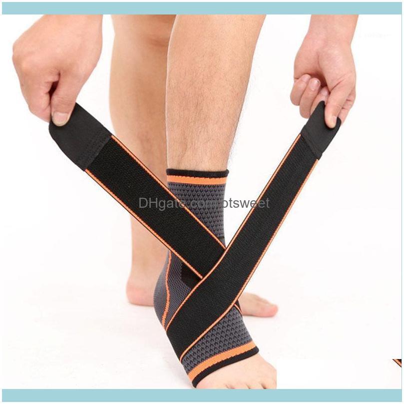 

Safety Athletic Outdoor As Sports & Outdoors1Pc 3D Weaving Elastic Nylon Strap Ankle Support Brace Badminton Basketball Football Taekwondo F, Black
