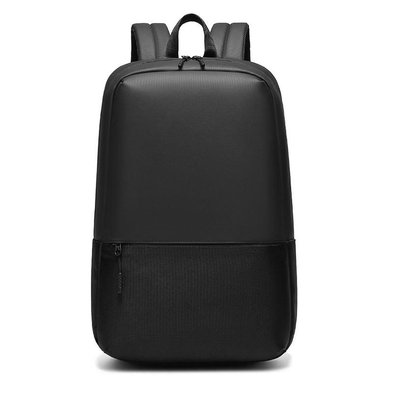 

Backpack 2021 Korean Version Of Men's Shoulders Large Capacity Student School Bag Street Trend Waterproof Outdoor Zipper, Black b