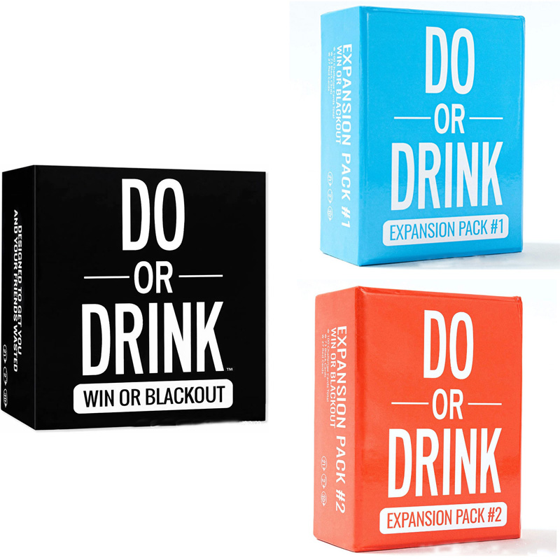 

Do or Drink Party Card Game for Men and Women College Camping 21st Birthday Parties Funny Tools