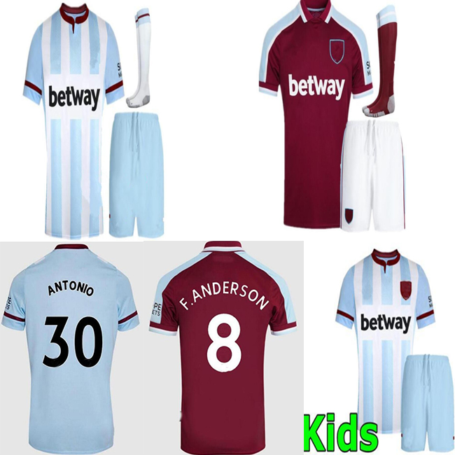 

Top quality21/22 West Soccer Jersey 2021 2022 Ham United Home YARMOLENKO LANZINI adult kids kit Shirt Away BOWEN BENRAHMA MASUAKU football uniform, 21-22