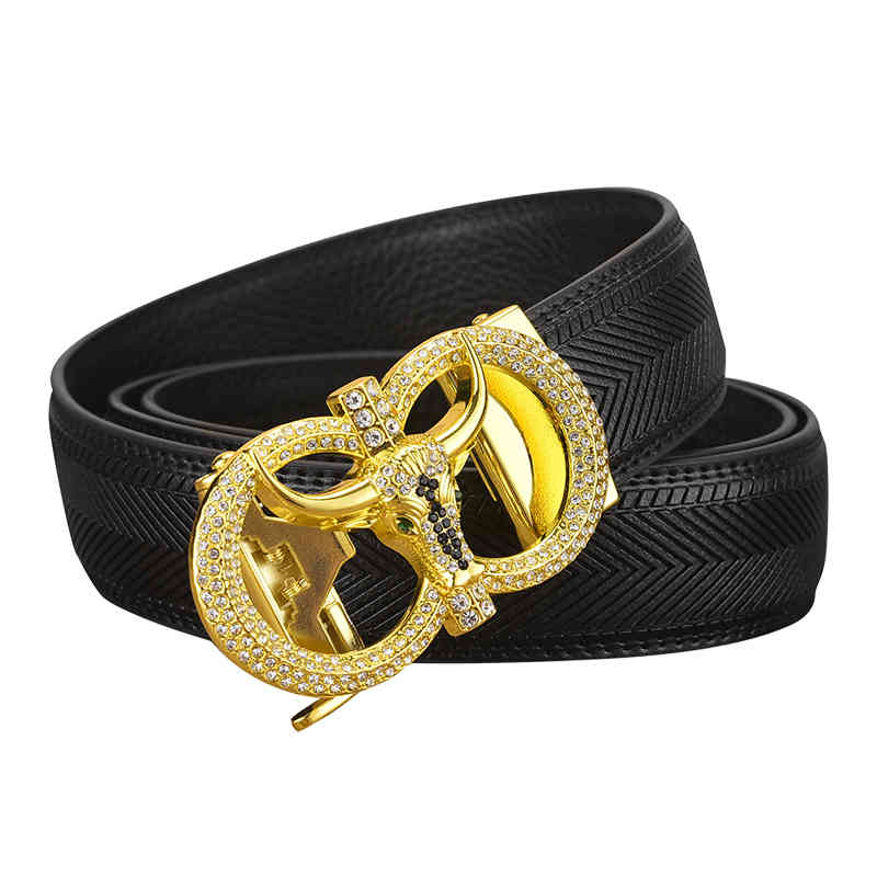

Womens Brand Belt Mens Top Quality Genuine Luxury Leather Belts For Strap Male Metal Automatic Buckle Gifts