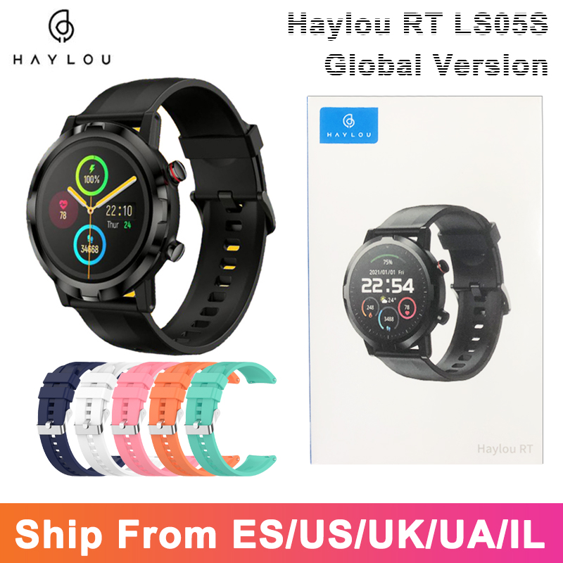 

2021 YouPin Haylou LS05S Smart Watch Men Full Touch Fitness Tracker Blood Pressure IP68 Waterpoof Women Smartwatch New Haylou RTg