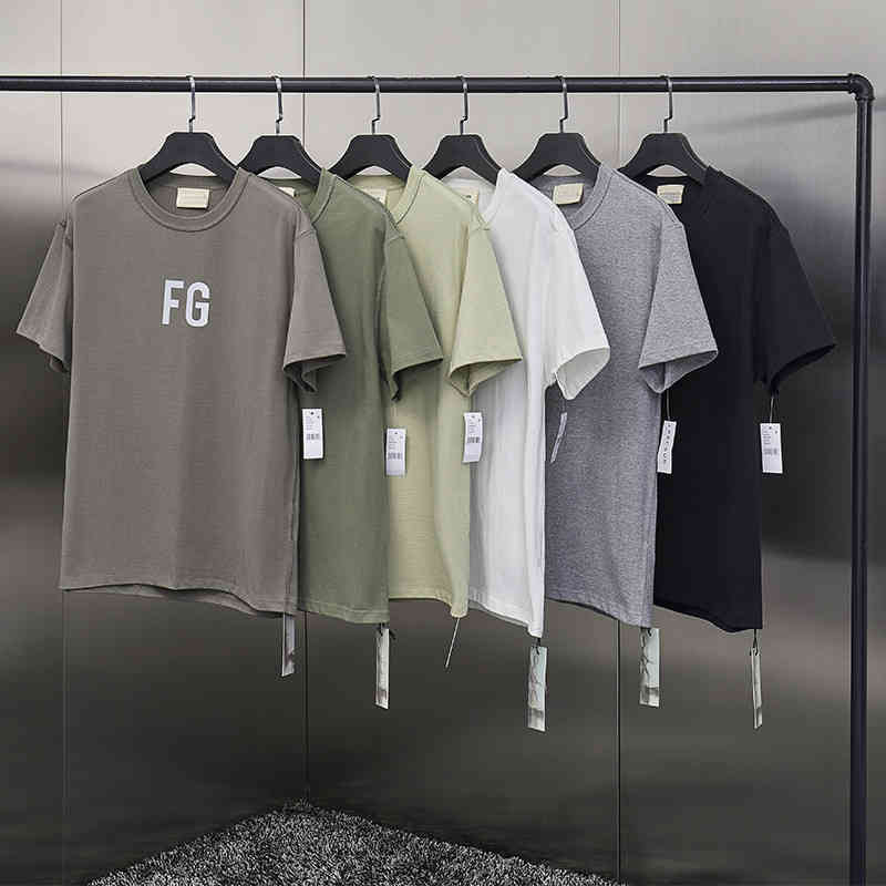 

Women's T-Shirt Ss21 summer T-shirt fashion brand Jerry Lorenzo reflective letter 100% cotton tee hip hop loose Unisex trip short sleeve 7BUP, 1# shoe box