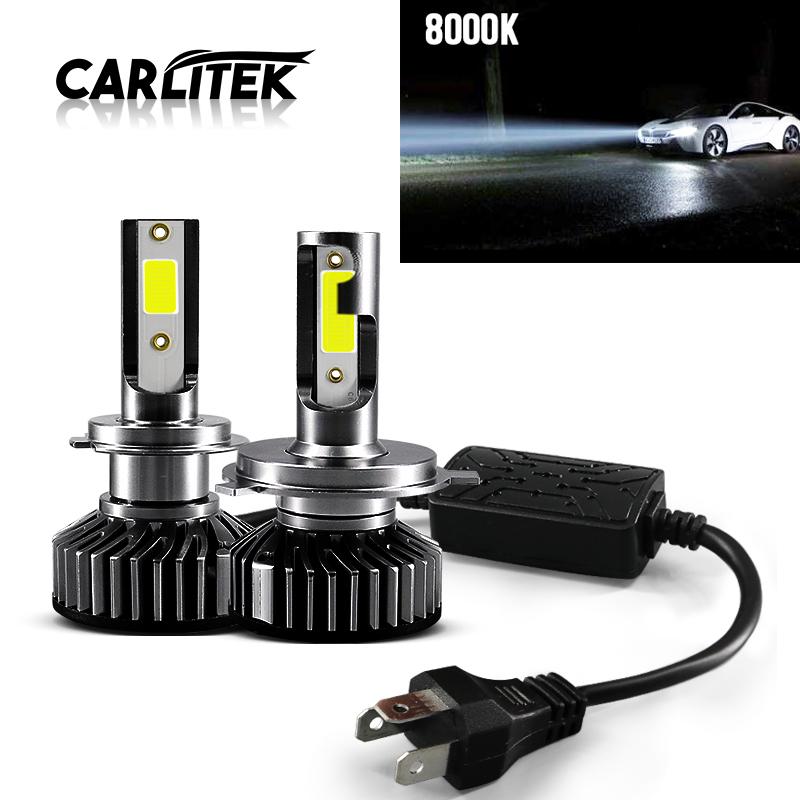 

Car Headlights CARLitek 50W 9006 9005 Led Headlamp Bulb Kit H4 H7 H11 Lampada 12v 8000K 10000LM COB Headlight Auto Lights Fog Lamp