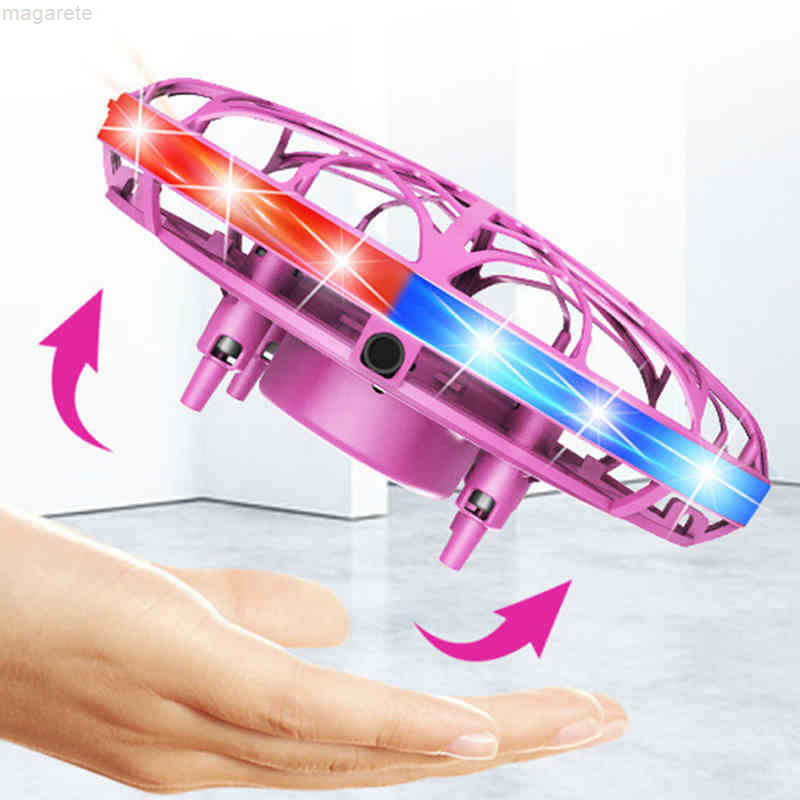 

UFO - electric toys for children and adults, aircraft with gesture sensors, uneasy pressure relief toys, remote control four, 5 sensor blue