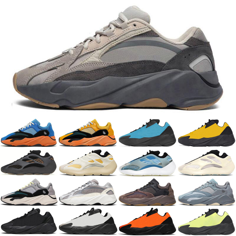 

discount 700 v3 Bright Blue Cyan men women running shoes Honey Flux cream sun Clay Brown Safflower Static Mauve Azael mens trainers sports runner, #4 honey flux